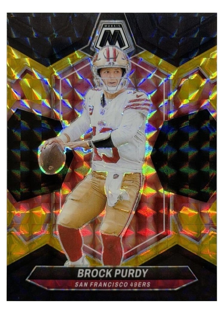2024 Panini Mosaic Base Set Brock Purdy #190 card