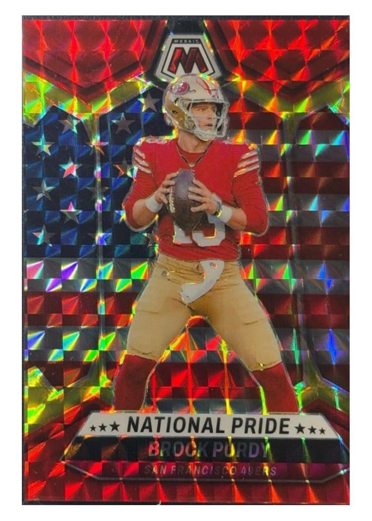 2024 Panini Mosaic Base Set Brock Purdy #255 card
