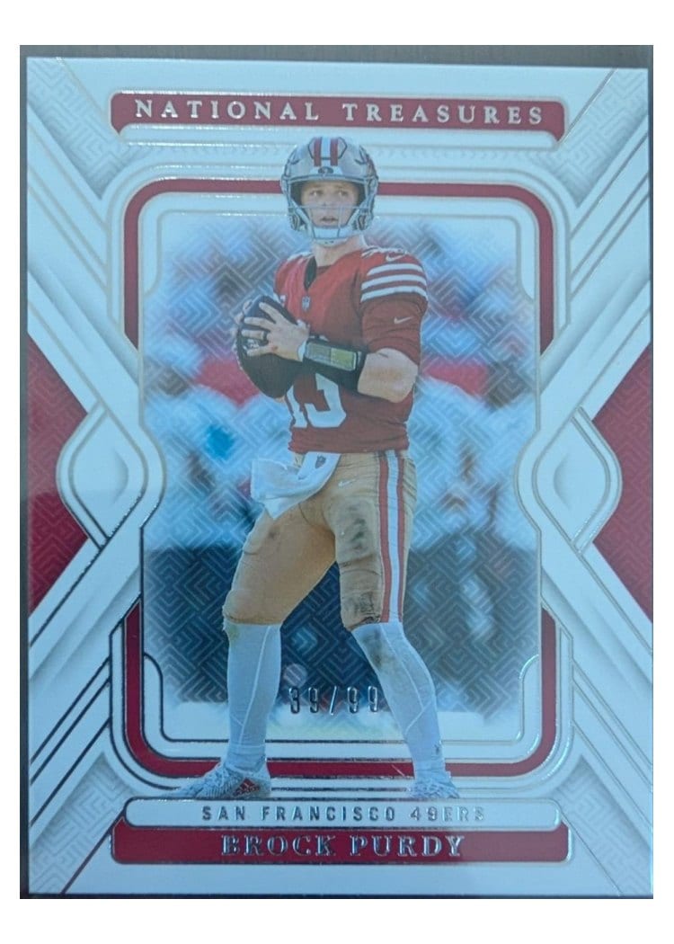 2024 Panini National Treasures Base Set Brock Purdy #86 card