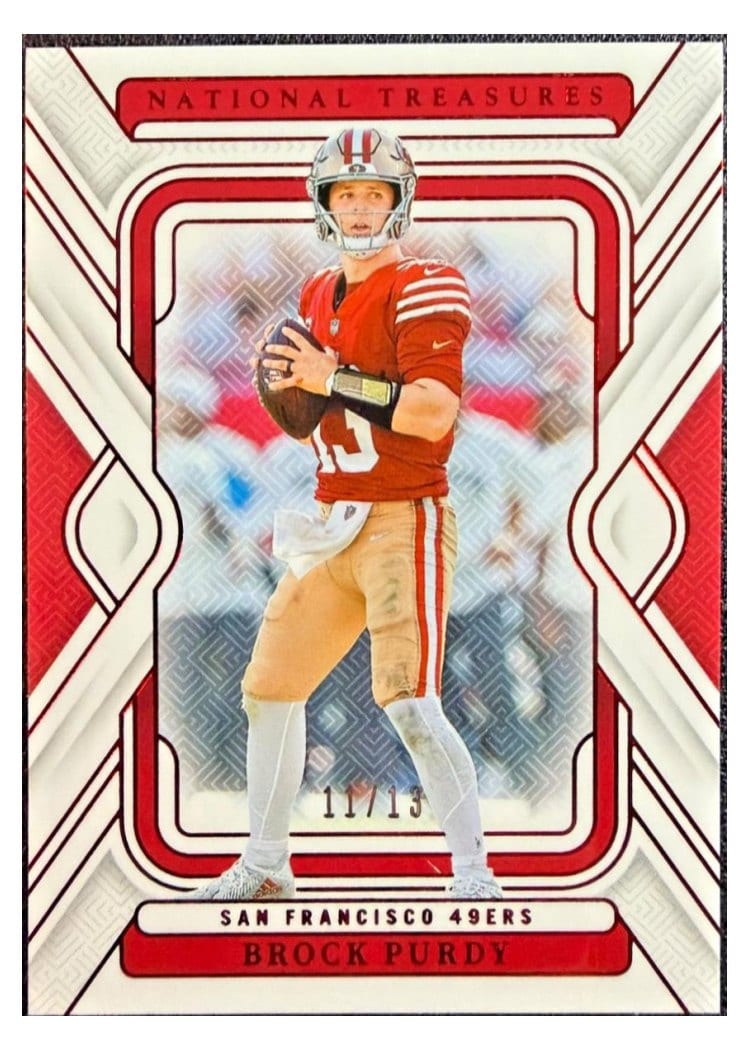 2024 Panini National Treasures Base Set Brock Purdy #86 card