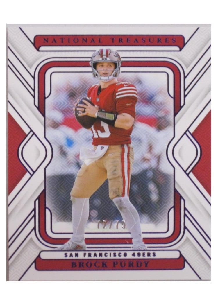 2024 Panini National Treasures Base Set Brock Purdy #86 card