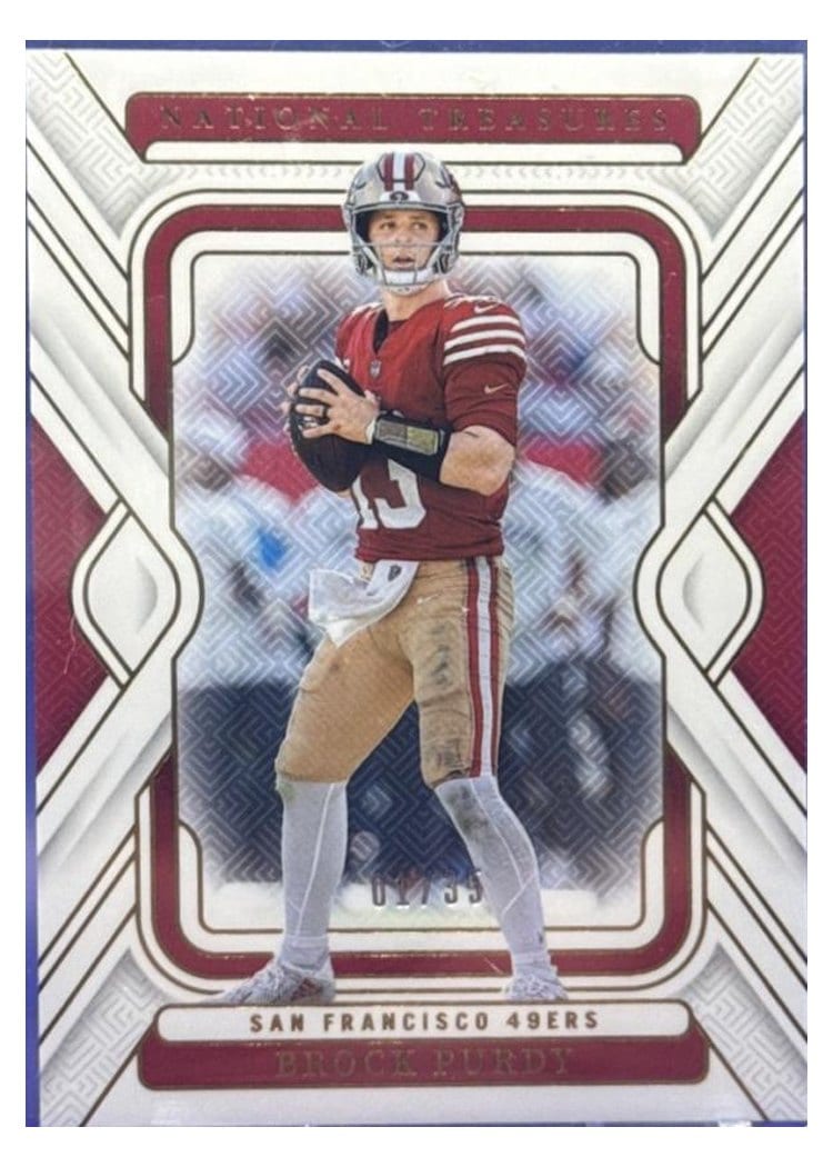 2024 Panini National Treasures Base Set Brock Purdy #86 card