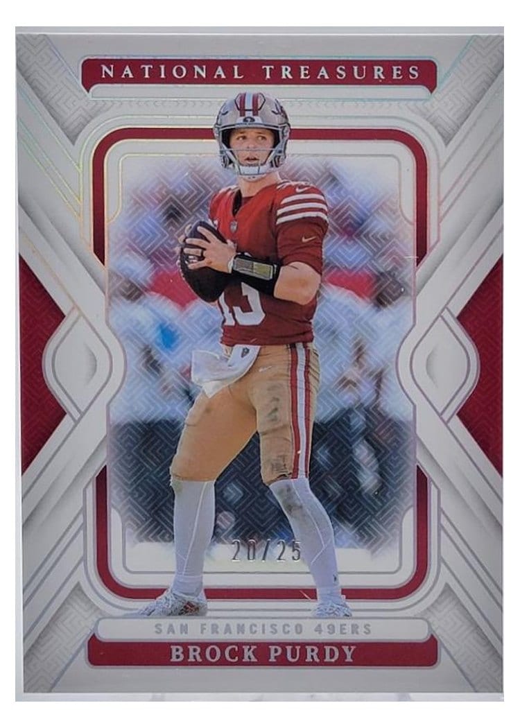 2024 Panini National Treasures Base Set Brock Purdy #86 card