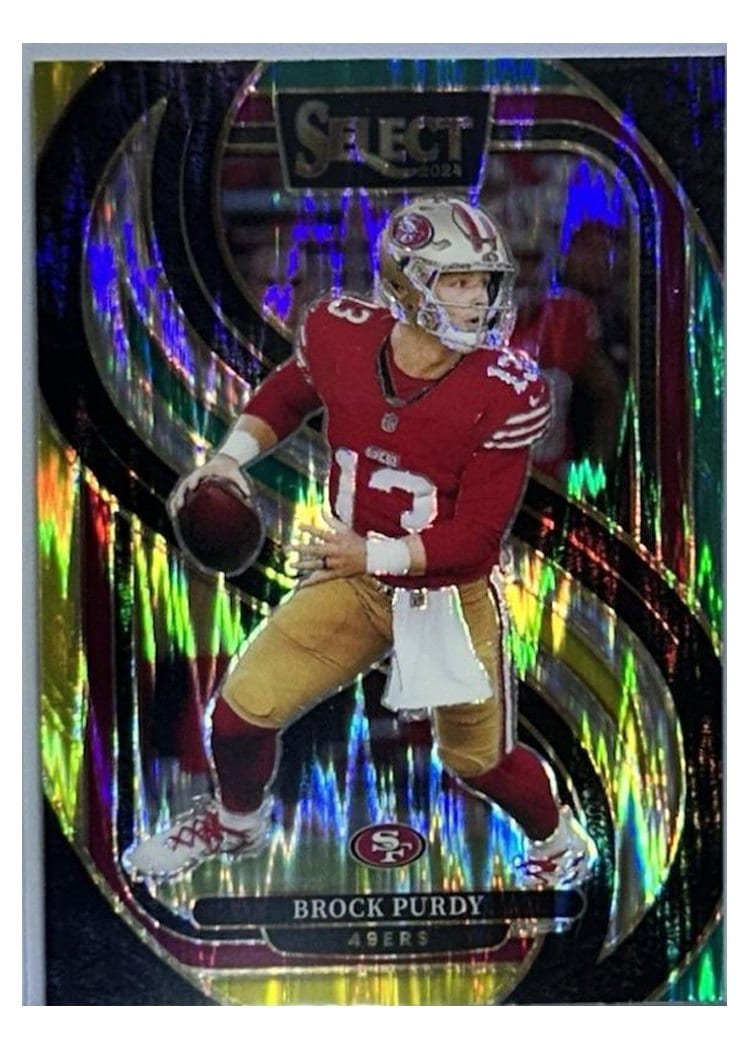 2024 Panini Select Base Set Brock Purdy #124 card