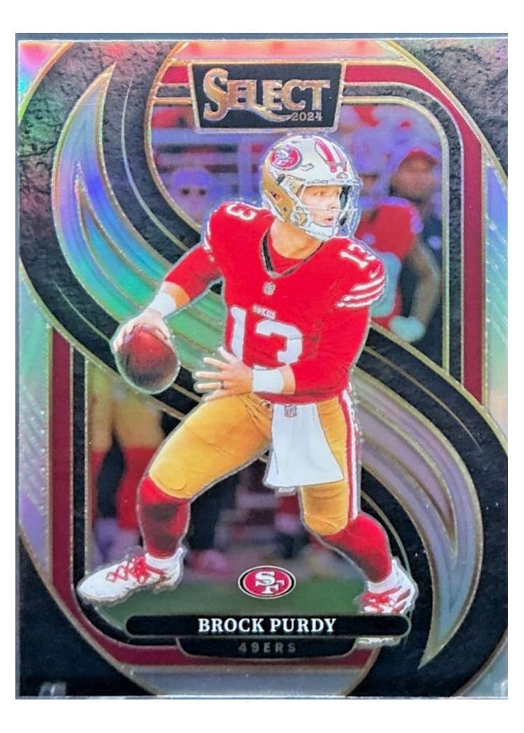 2024 Panini Select Base Set Brock Purdy Silver Prizm #124 card