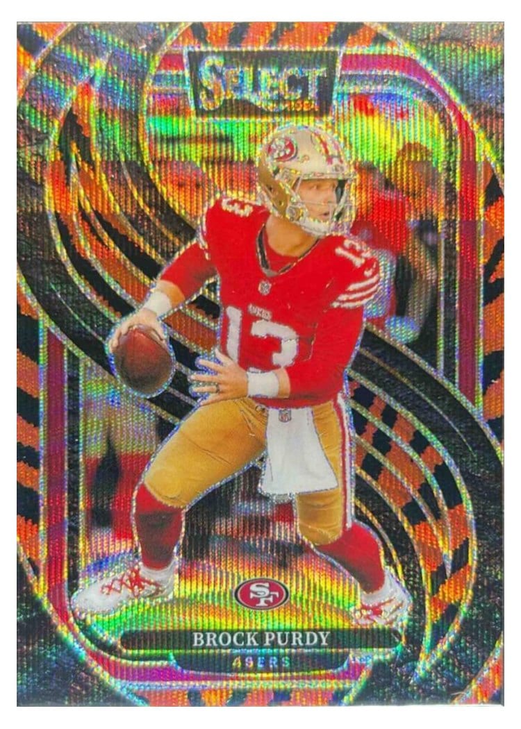 2024 Panini Select Base Set Brock Purdy #124 card