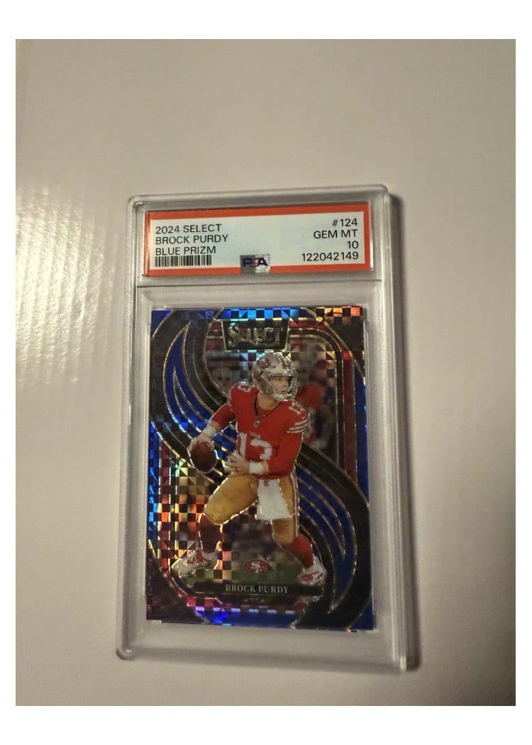 2024 Panini Select Base Set Brock Purdy #124 card