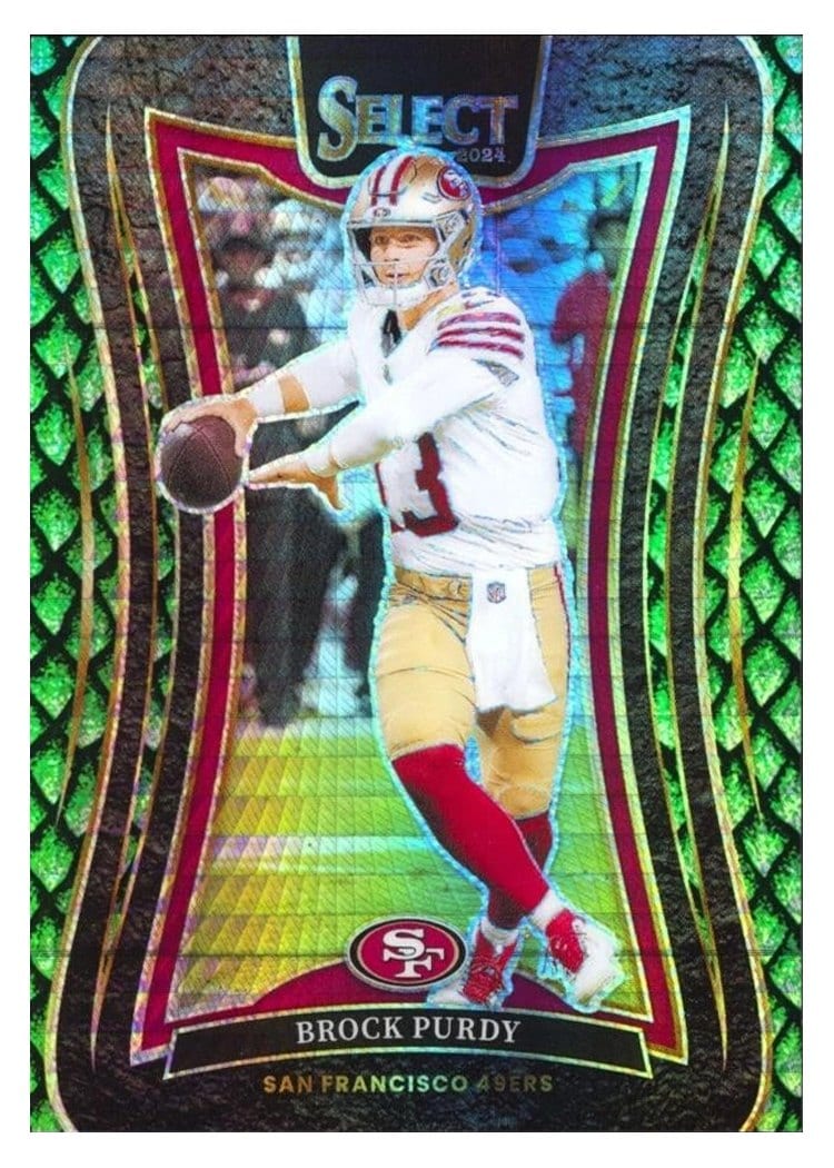 2024 Panini Select Base Set Brock Purdy #390 card