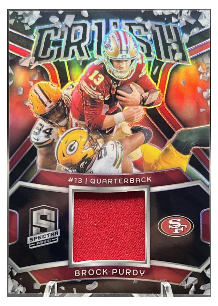 2024 Panini Spectra Crush Relics Brock Purdy #CRU-BPY card
