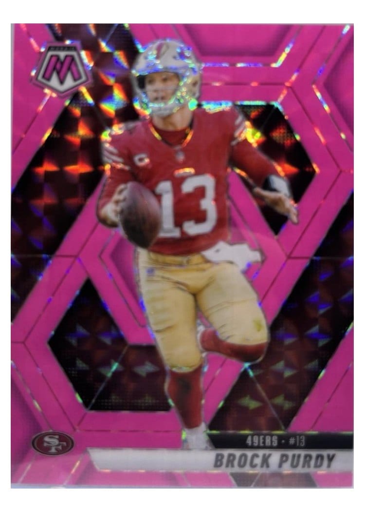 2025 Panini Mosaic Base Set Brock Purdy #221 card