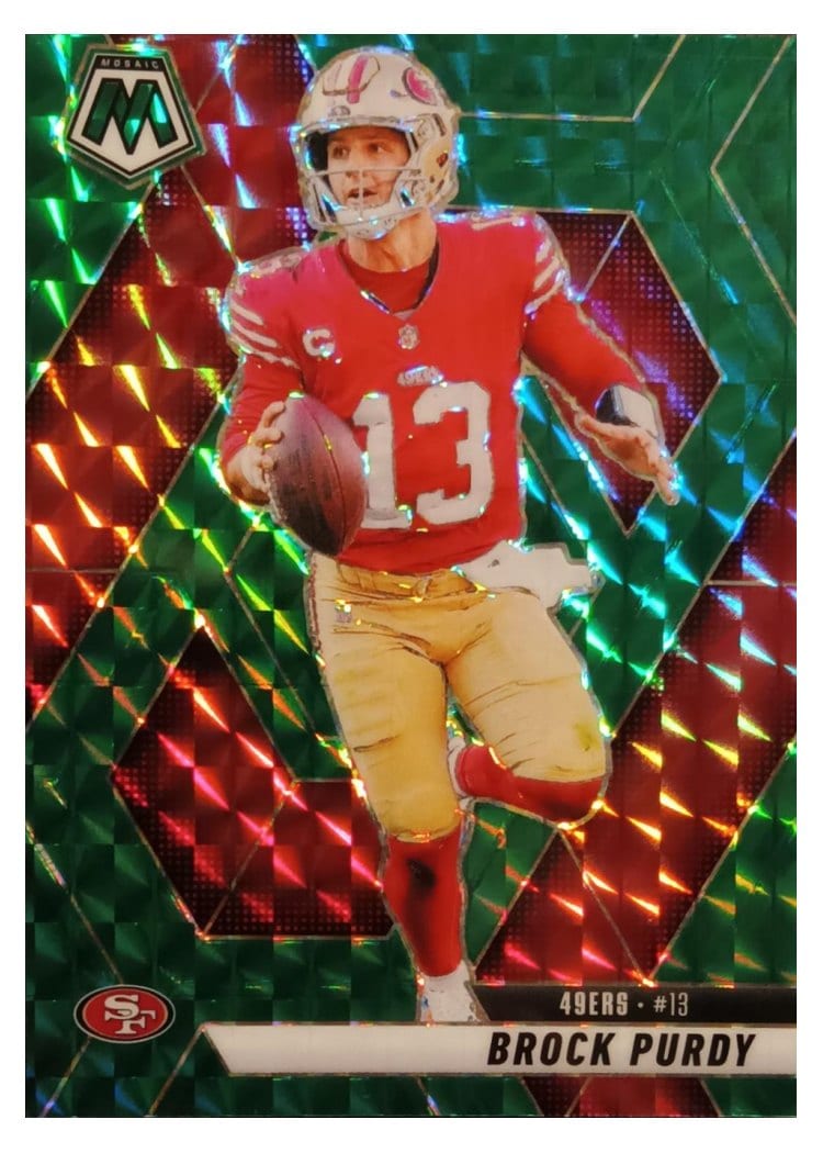 2025 Panini Mosaic Base Set Brock Purdy #221 card