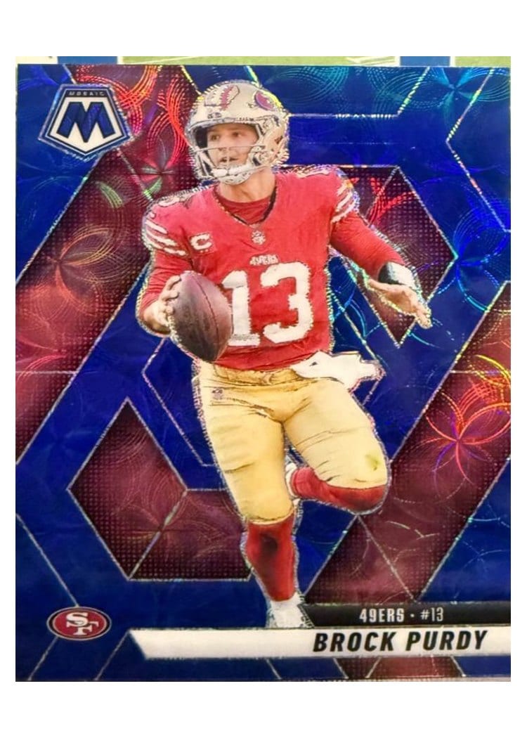 2025 Panini Mosaic Base Set Brock Purdy #221 card