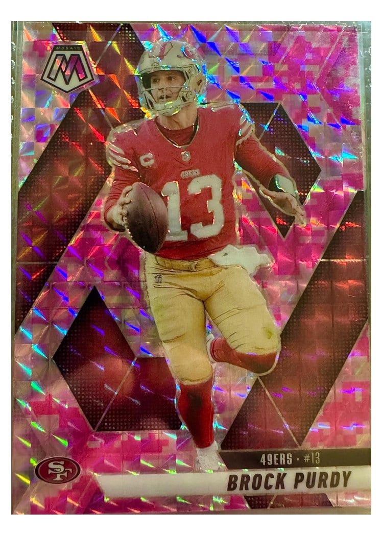 2025 Panini Mosaic Base Set Brock Purdy #221 card