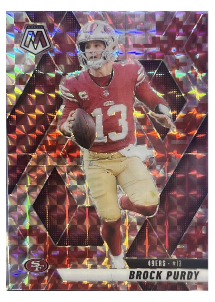 2025 Panini Mosaic Base Set Brock Purdy #221 card