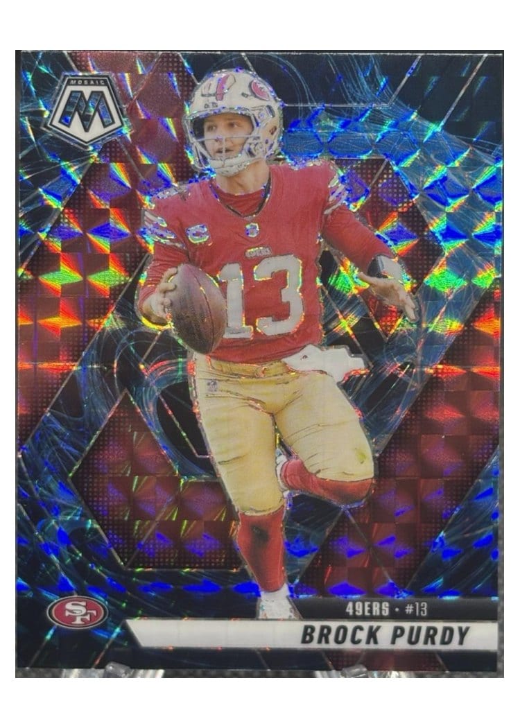 2025 Panini Mosaic Base Set Brock Purdy #221 card
