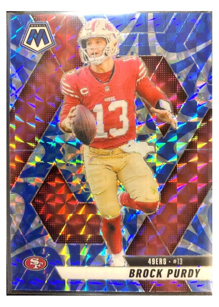 2025 Panini Mosaic Base Set Brock Purdy #221 card