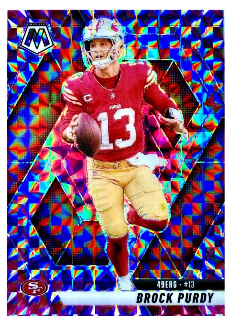 2025 Panini Mosaic Base Set Brock Purdy #221 card