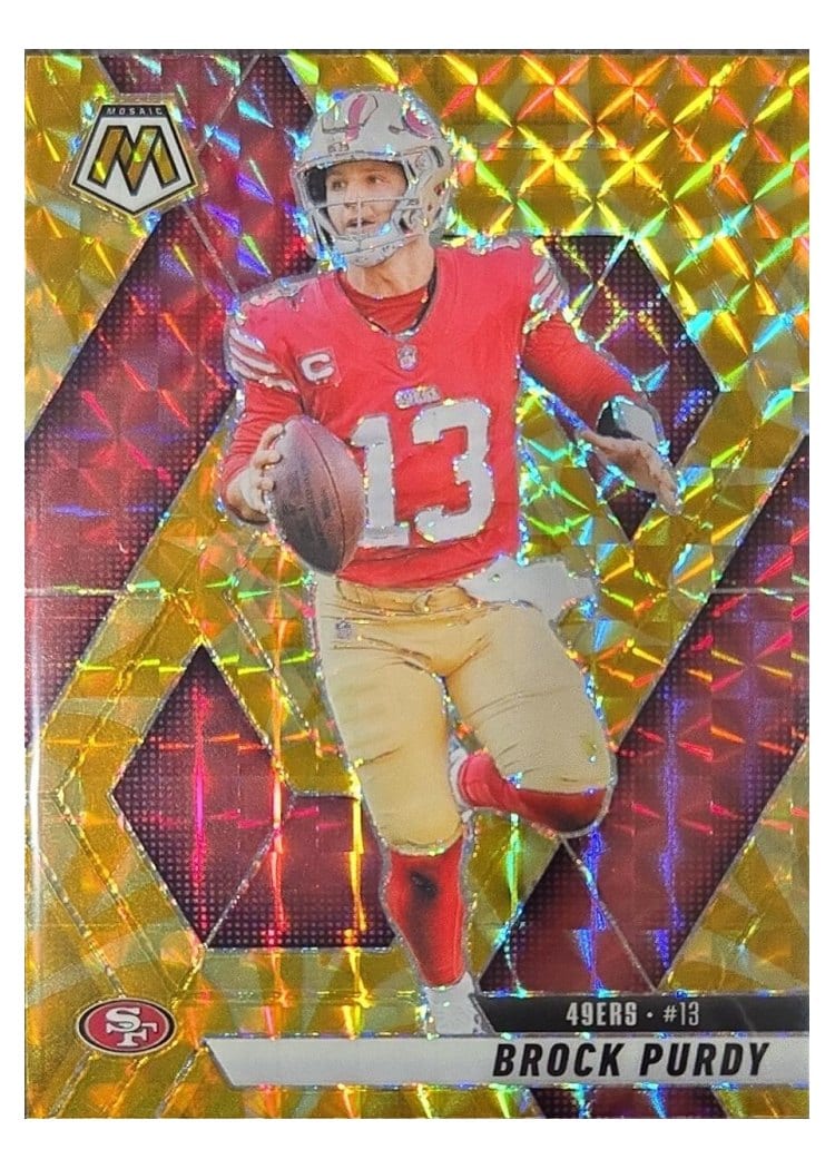 2025 Panini Mosaic Base Set Brock Purdy #221 card