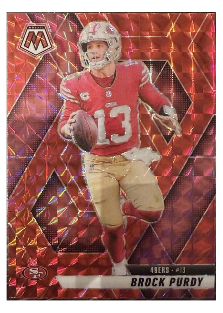 2025 Panini Mosaic Base Set Brock Purdy #221 card