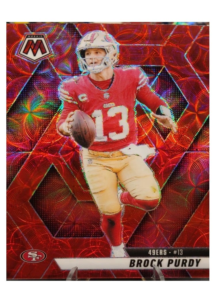 2025 Panini Mosaic Base Set Brock Purdy #221 card