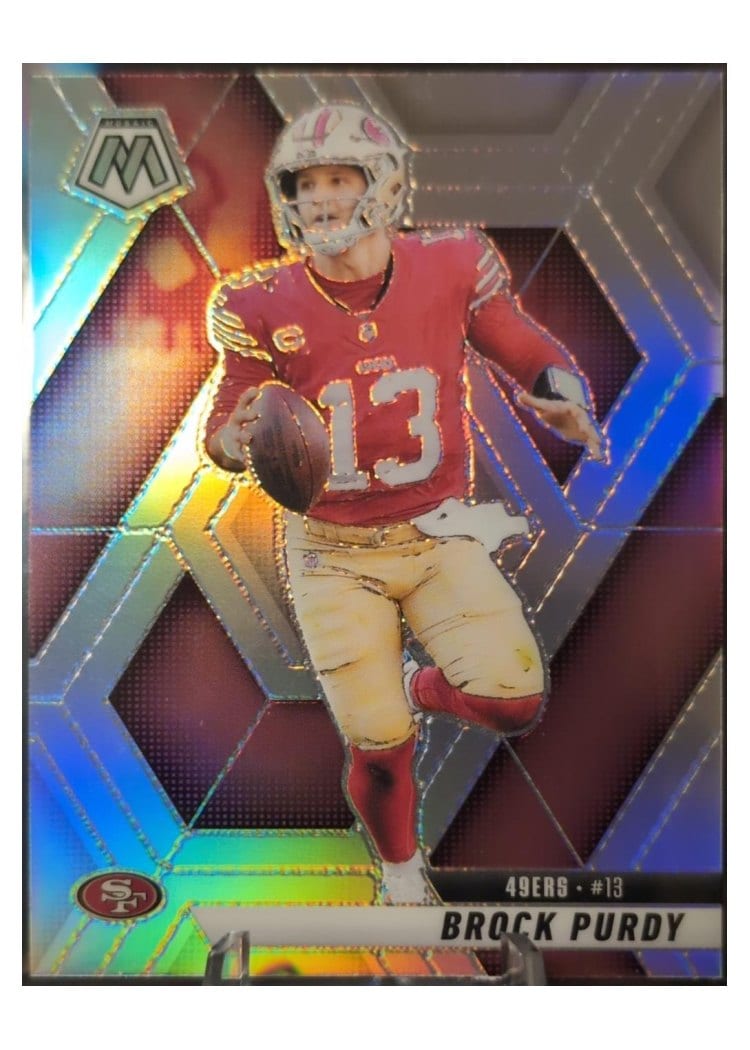 2025 Panini Mosaic Base Set Brock Purdy #221 card