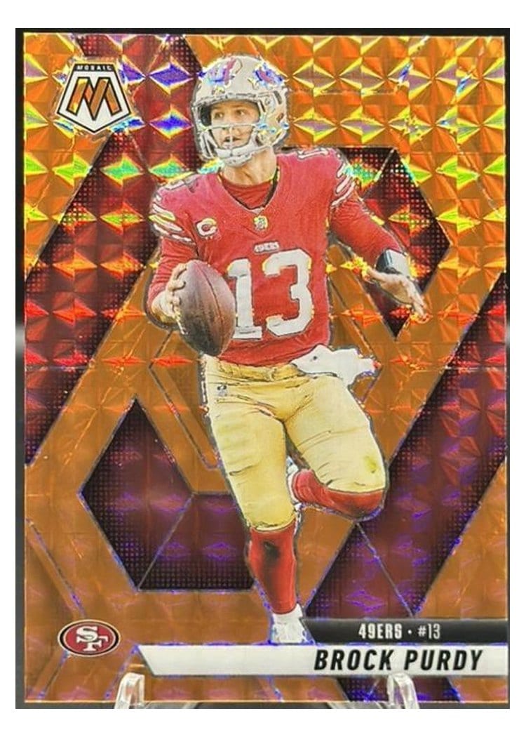 2025 Panini Mosaic Base Set Brock Purdy #221 card