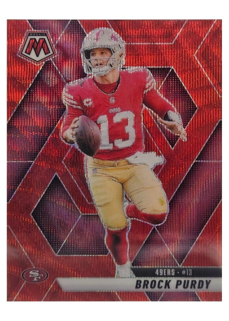 2025 Panini Mosaic Base Set Brock Purdy #221 card