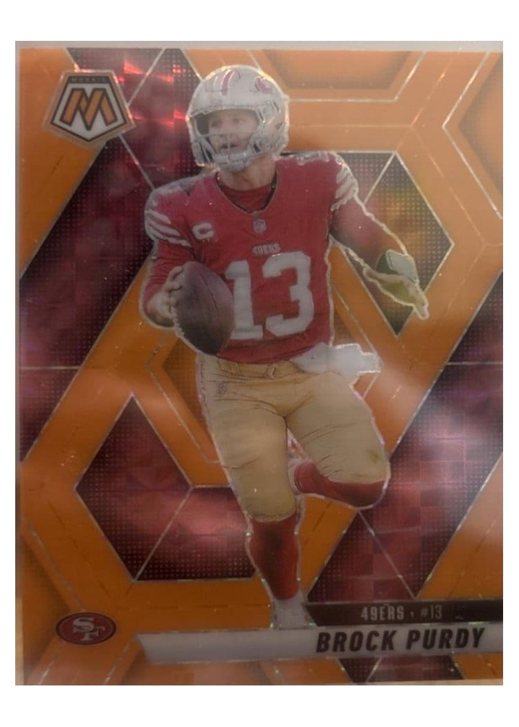 2025 Panini Mosaic Base Set Brock Purdy #221 card