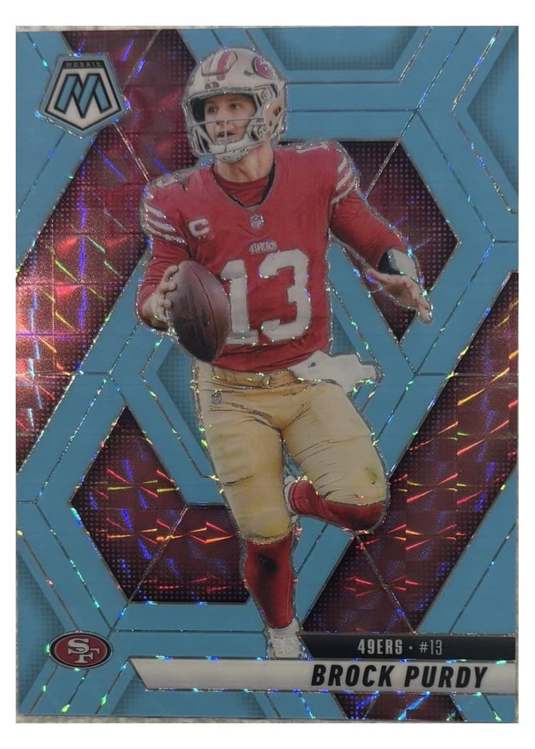 2025 Panini Mosaic Base Set Brock Purdy #221 card