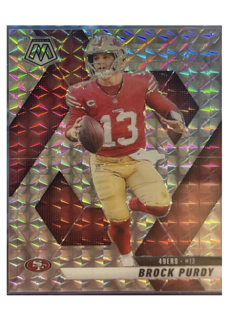 2025 Panini Mosaic Base Set Brock Purdy #221 card
