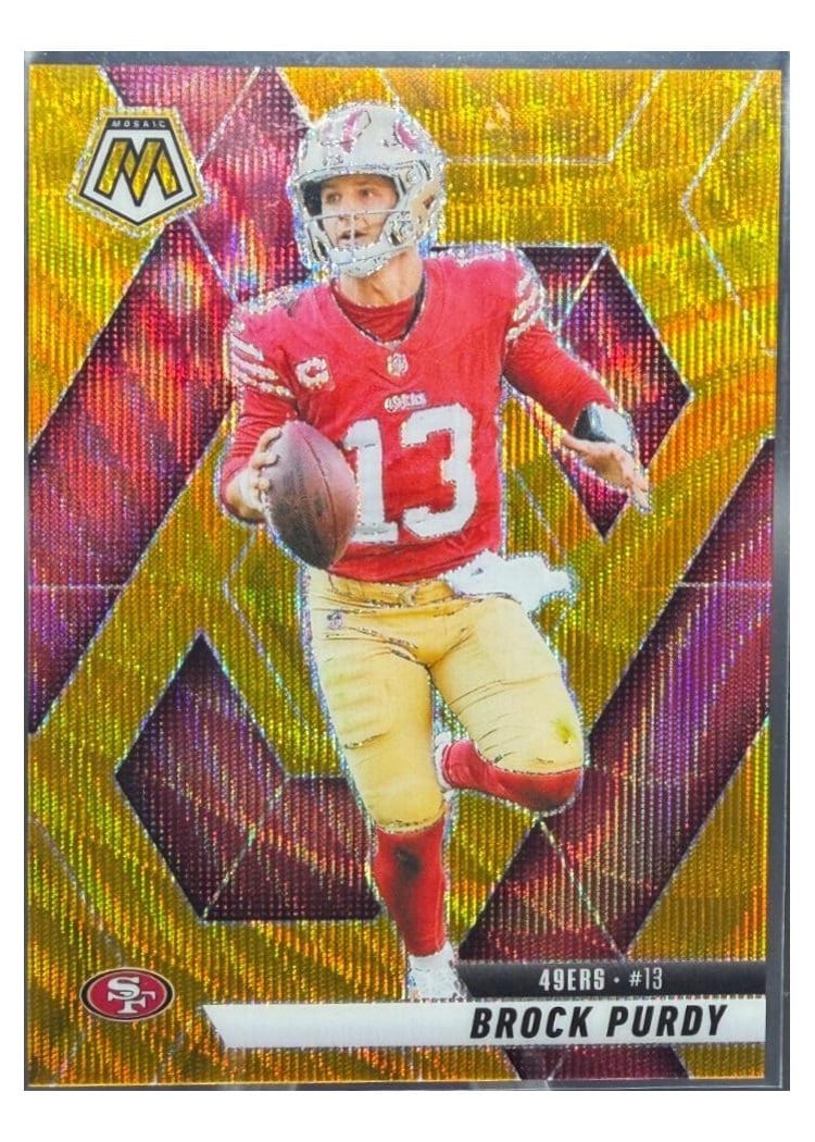 2025 Panini Mosaic Base Set Brock Purdy #221 card