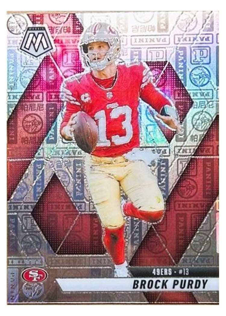 2025 Panini Mosaic Base Set Brock Purdy #221 card