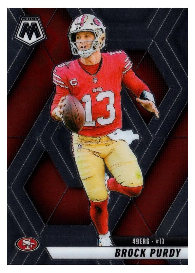 2025 Panini Mosaic Base Set Brock Purdy #221 card