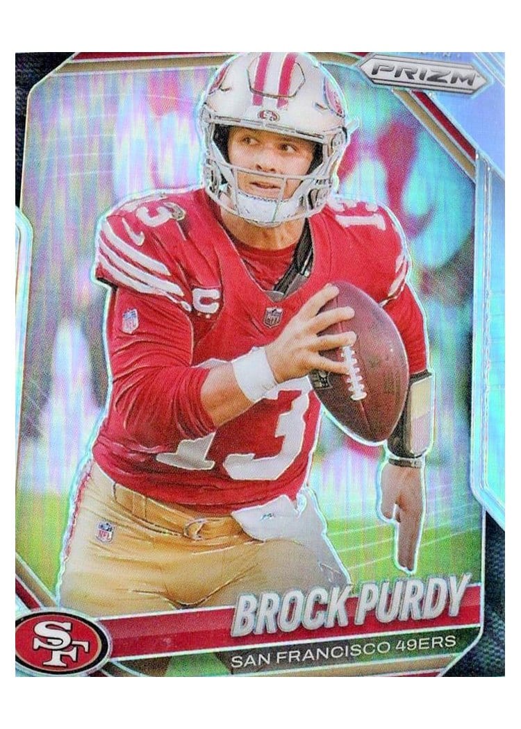 2025 Panini Prizm Base Set Brock Purdy #255 card