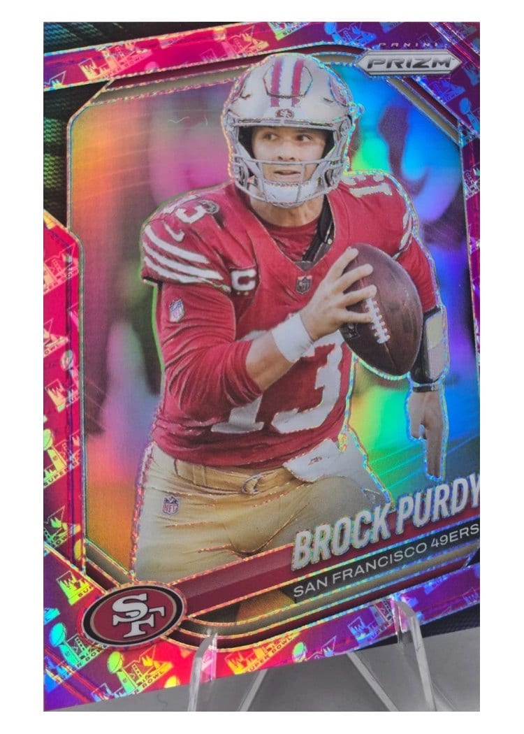 2025 Panini Prizm Base Set Brock Purdy Super Bowl LX #255 card