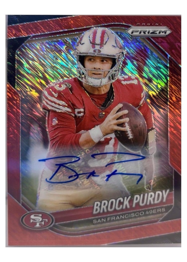 2025 Panini Prizm Base Set Brock Purdy #255 card
