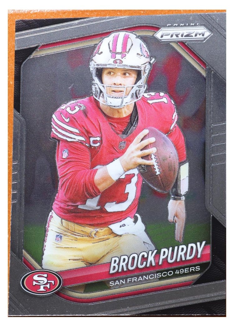 2025 Panini Prizm Base Set Brock Purdy #255 card