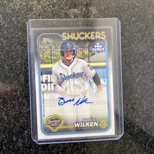 2024 Topps Pro Debut Autographs Brock Wilken #PD-57 card