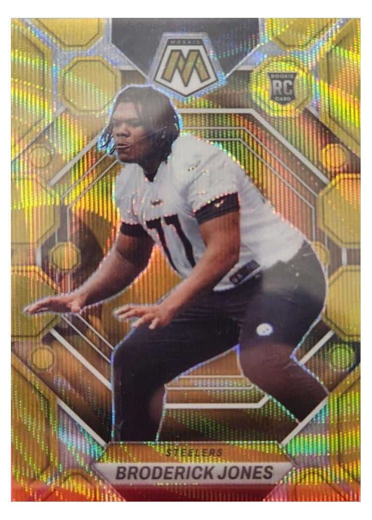 2023 Panini Mosaic Base Set Broderick Jones #288 card