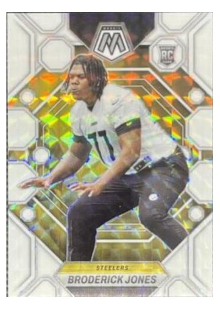 2023 Panini Mosaic Base Set Broderick Jones #288 card