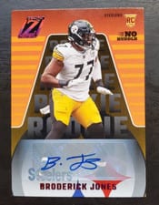 2023 Panini Zenith Rookies Autographs Broderick Jones #108 card