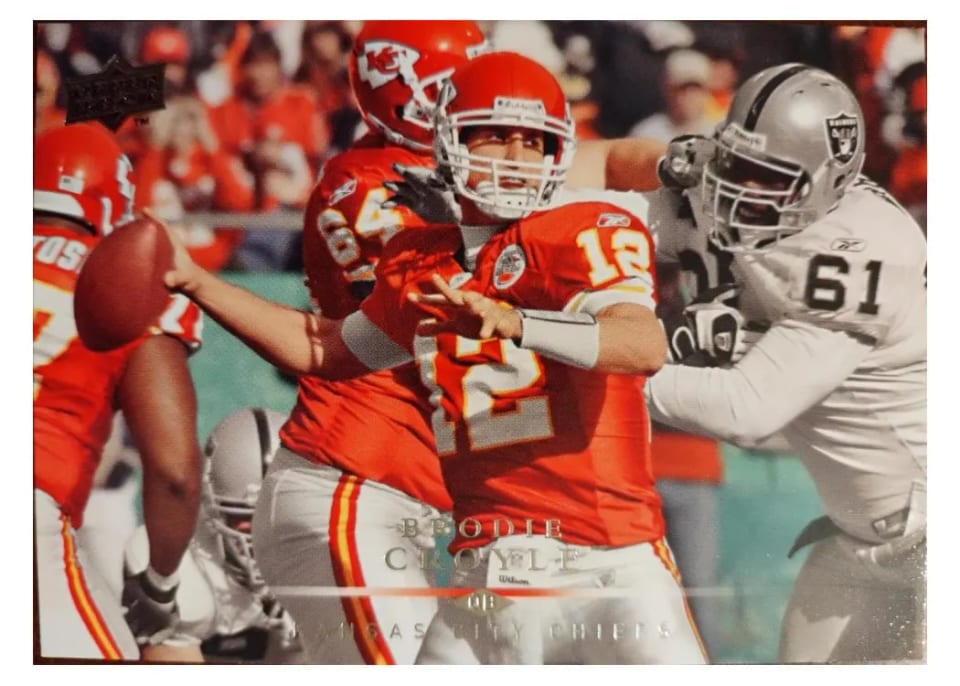 2008 Upper Deck Brodie Croyle #95 card