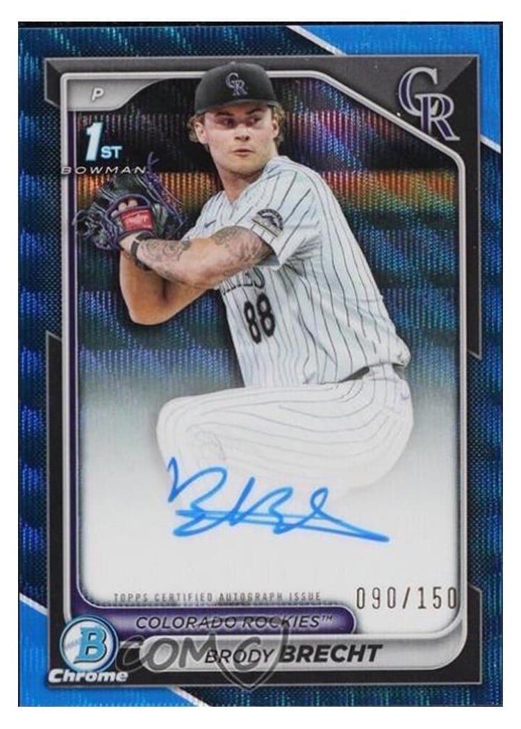 2024 Bowman Draft Chrome Prospect Autographs Brody Brecht #CPA-BBR card