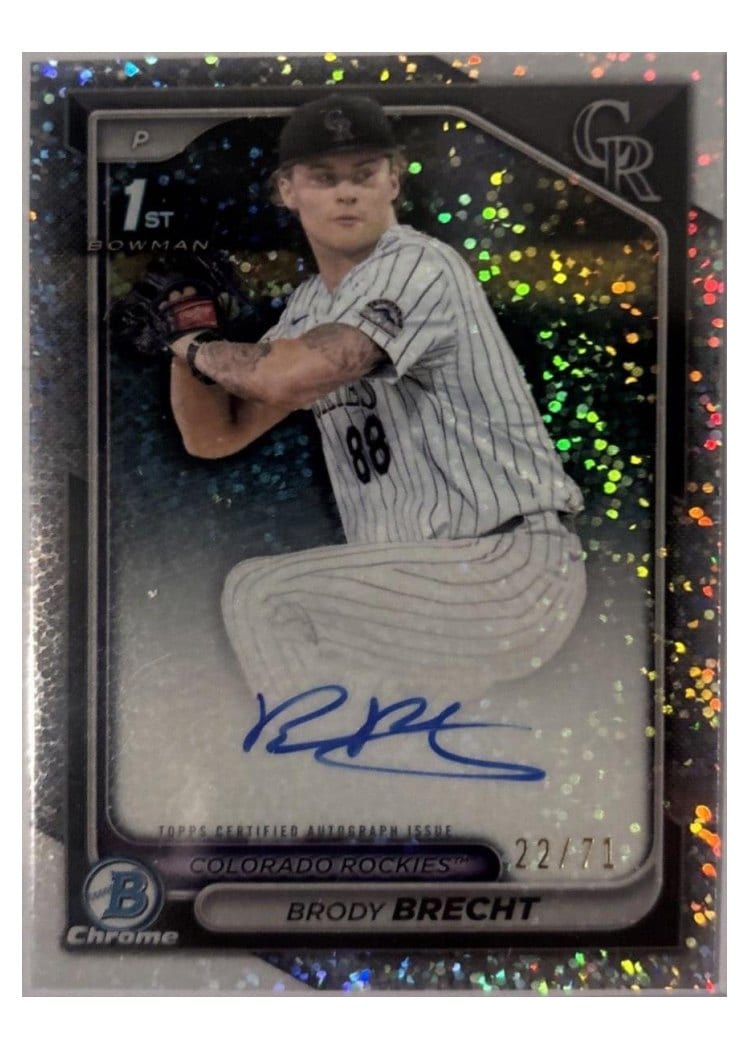 2024 Bowman Draft Chrome Prospect Autographs Brody Brecht #CPA-BBR card