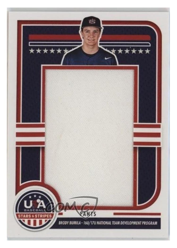 2025 Panini Stars & Stripes Jumbo Material Pants Brody Bumila #JMJ-IK
