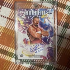 2025 Topps Exalted WWE Wrestling Ambient Autographs Bron Breakker #AMA-BBK card
