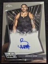 2026 Topps Chrome WWE NXT Autographs Bronco Nima #NXT-BRO card