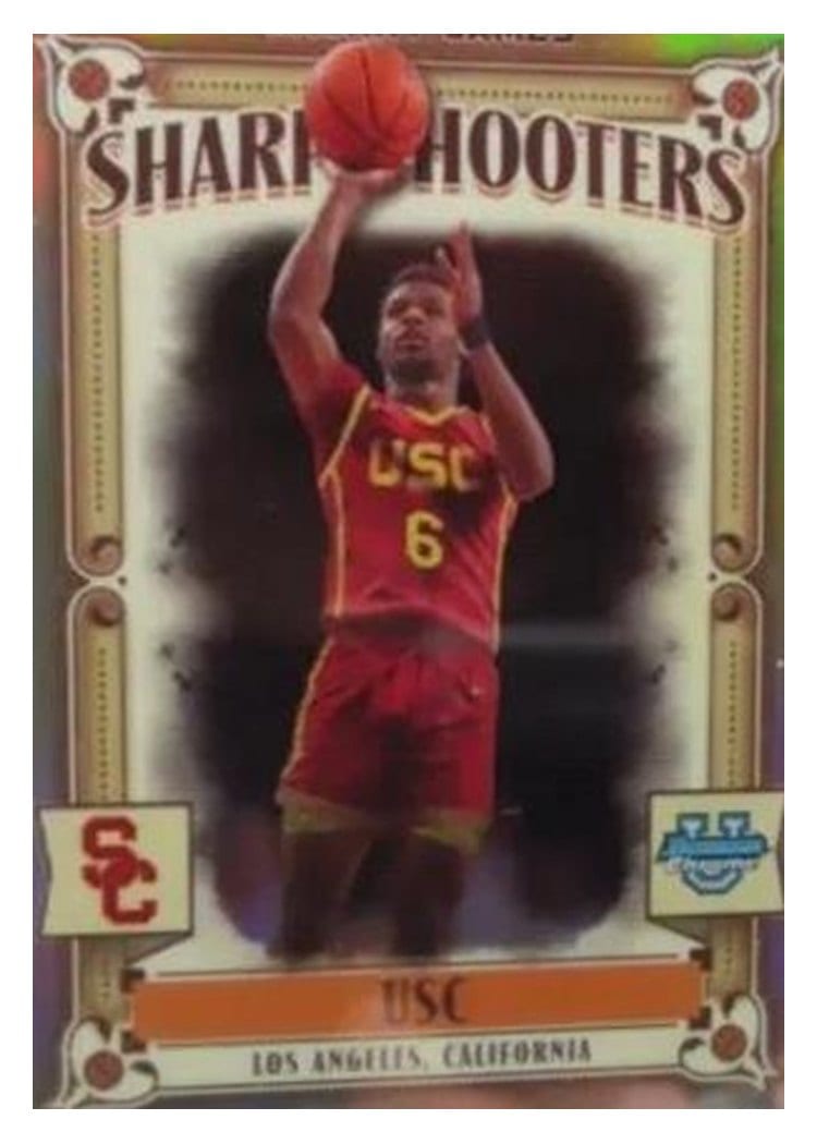 2023-24 Bowman University Chrome Sharp Shooters Bronny James #SS-1 card