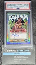 2023-24 Bowman University Chrome The Big Kahuna Autographs Bronny James #BKA-BJ card