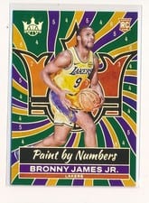 2024-25 Panini Court Kings Paint by Number Bronny James Jr. #23